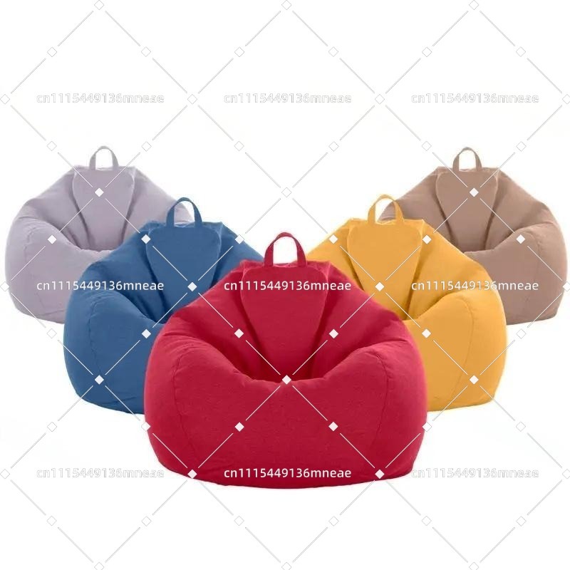 Kids Outdoor Bean Bag - Mor Renkli Dönüştürülebilir Tüylü Fasulye Torbası