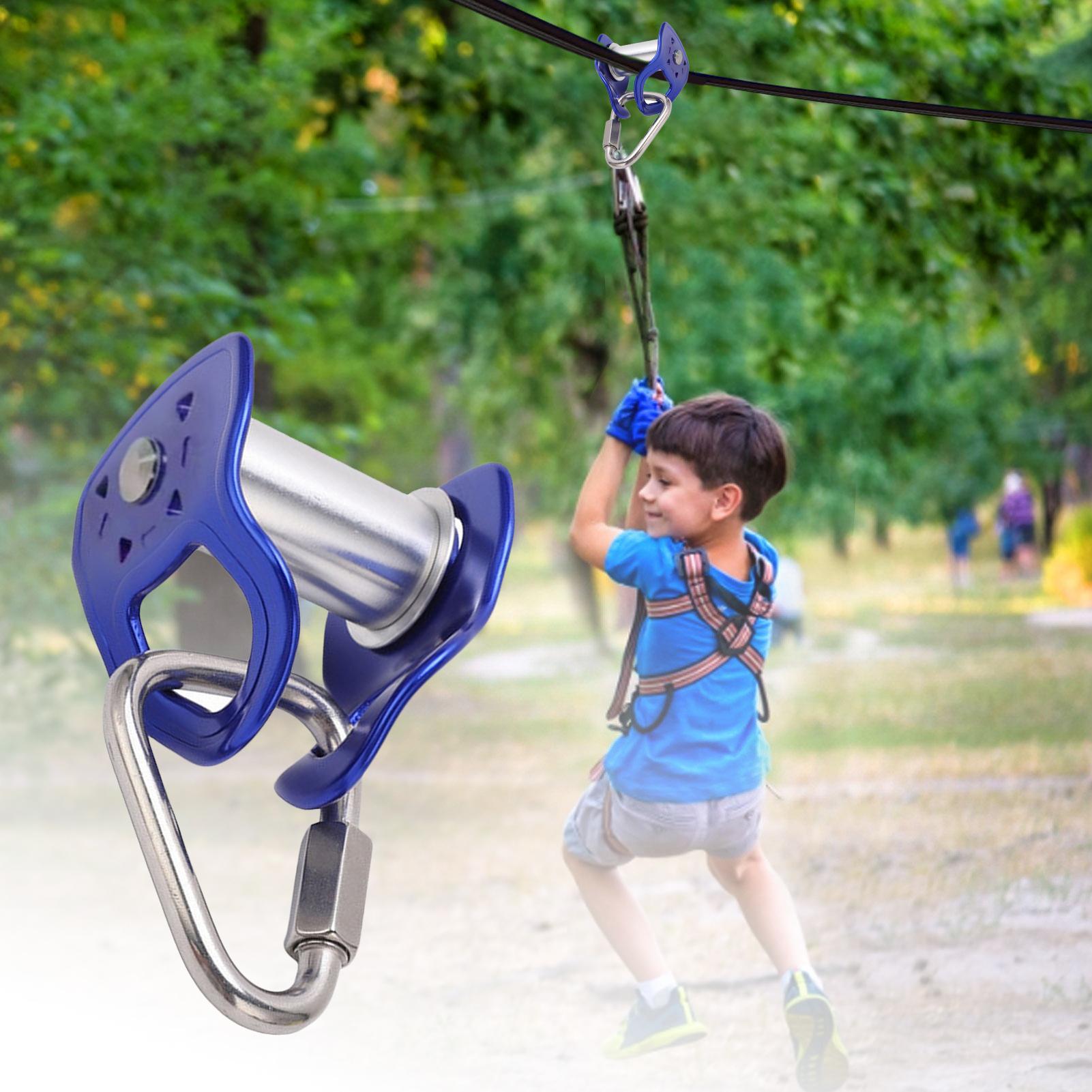 Kids Outdoor Obstacle Course - Ağır Hizmet Tipi Zip Line Arabası