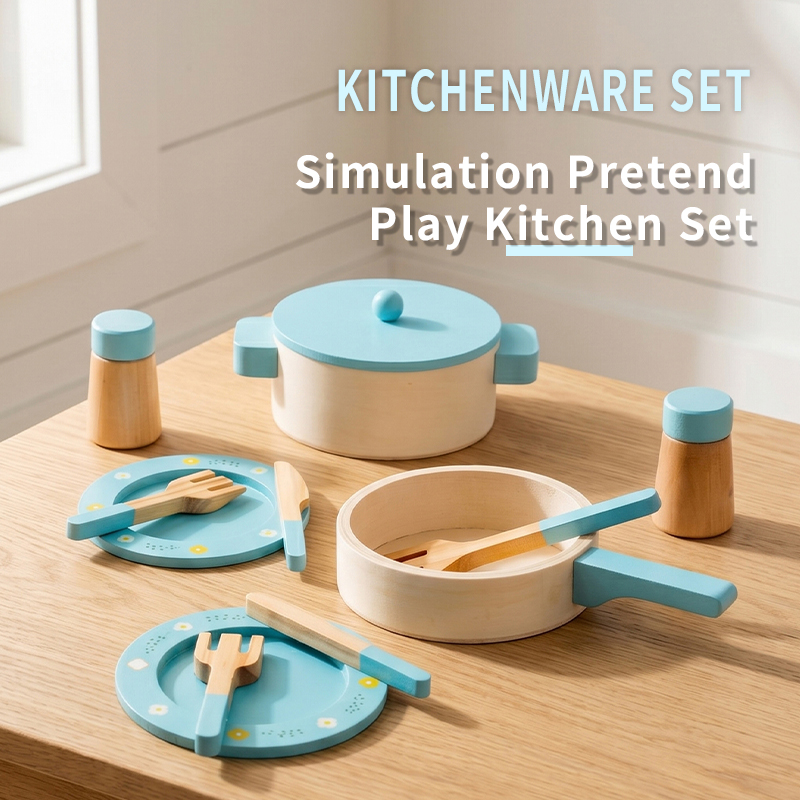 Kids Outdoor Mud Kitchen Accessories - Çocuklar için Ahşap Mutfak Oyun Seti,