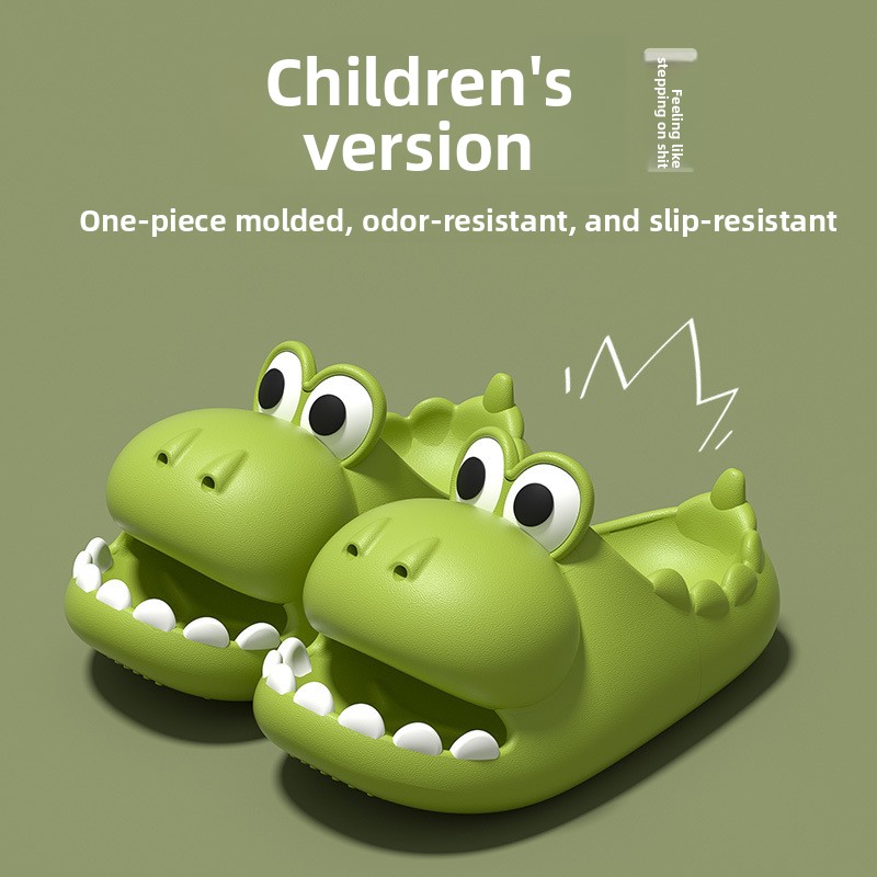 Kids Outdoor Obstacle Course - Yeni Stil Dinozor Terlikleri Kadın Yazlık