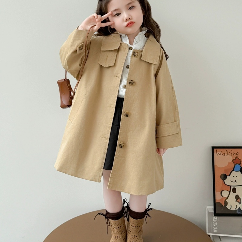 Kids Outdoor Jacket - Kız Çocuk Mont Rüzgarlık Ceket Pamuklu