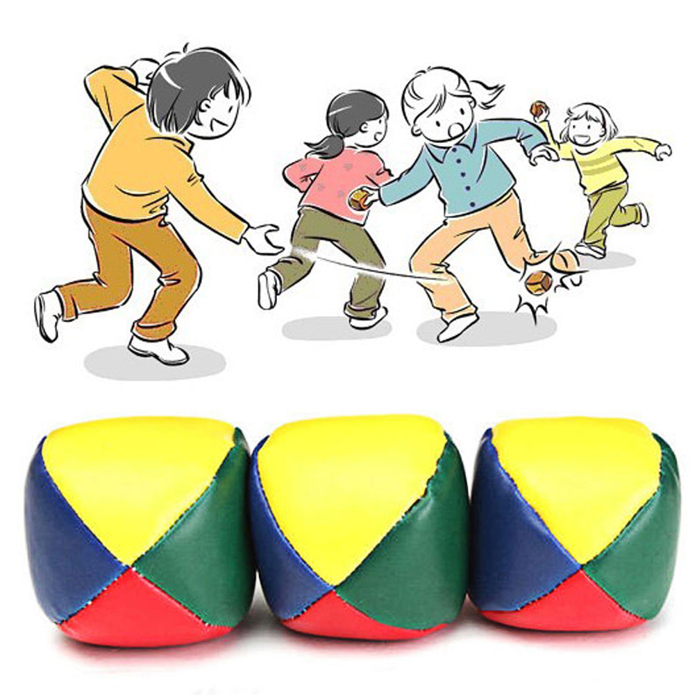 Kids Outdoor Bean Bag - 3 adet Hokkabazlık Topları Klasik Fasulye