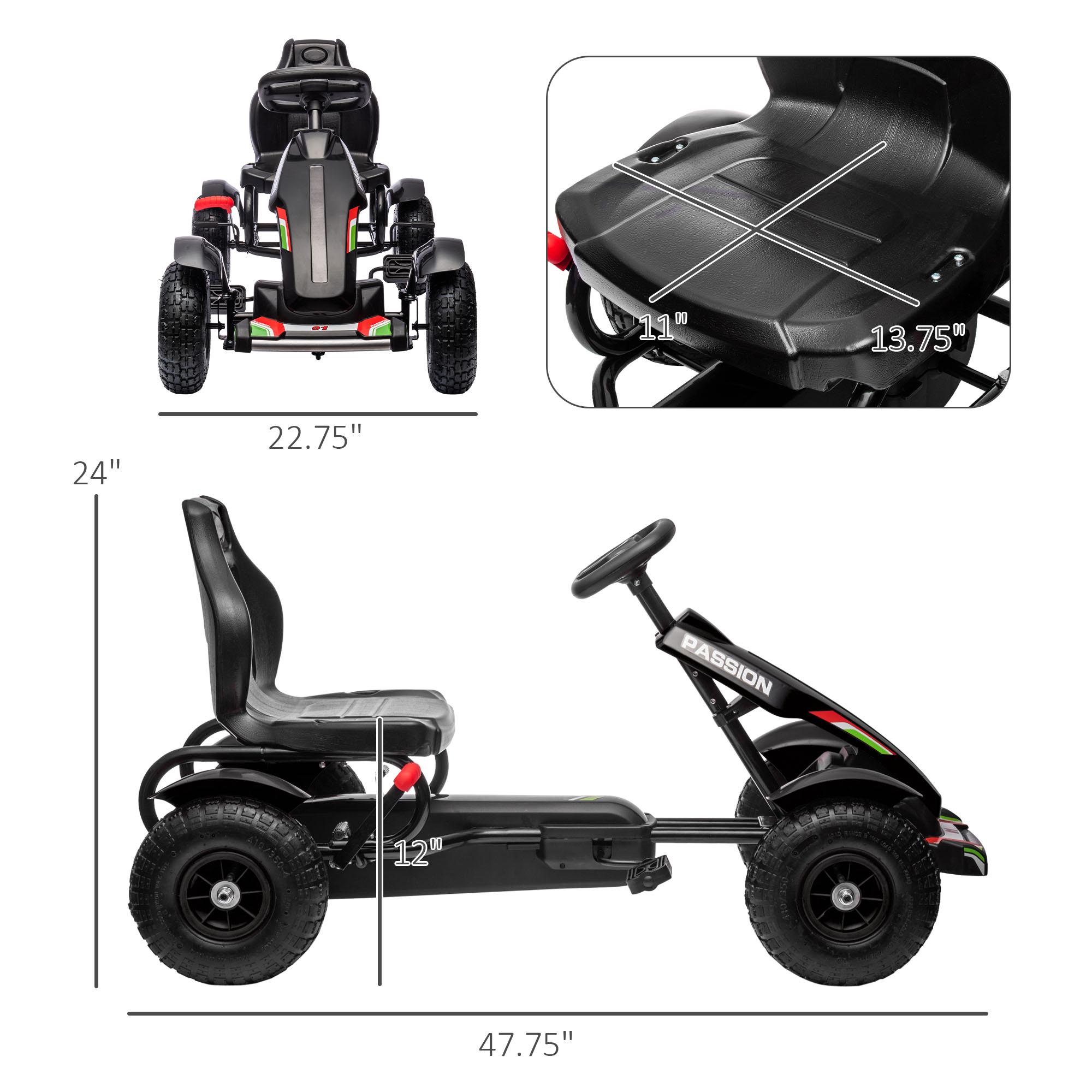 Çocuklar için Pedal Go Kart, A - Go Kart Pedal Kids incelemesi ve fiyatı