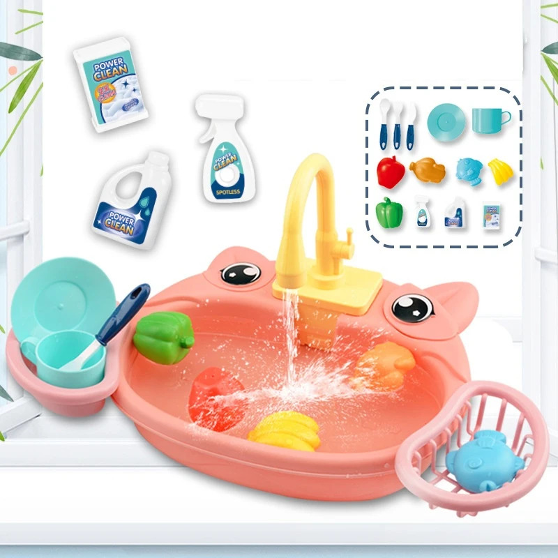Elektrikli Dolaşan Suyu, Bulaş - Kids Outdoor Mud Kitchen Accessories incelemesi ve fiyatı