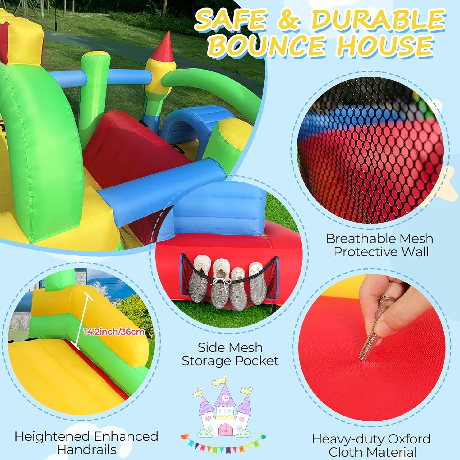 KF Şişme Engel Parkuru Büyük 1 - Kids Outdoor Obstacle Course incelemesi ve fiyatı