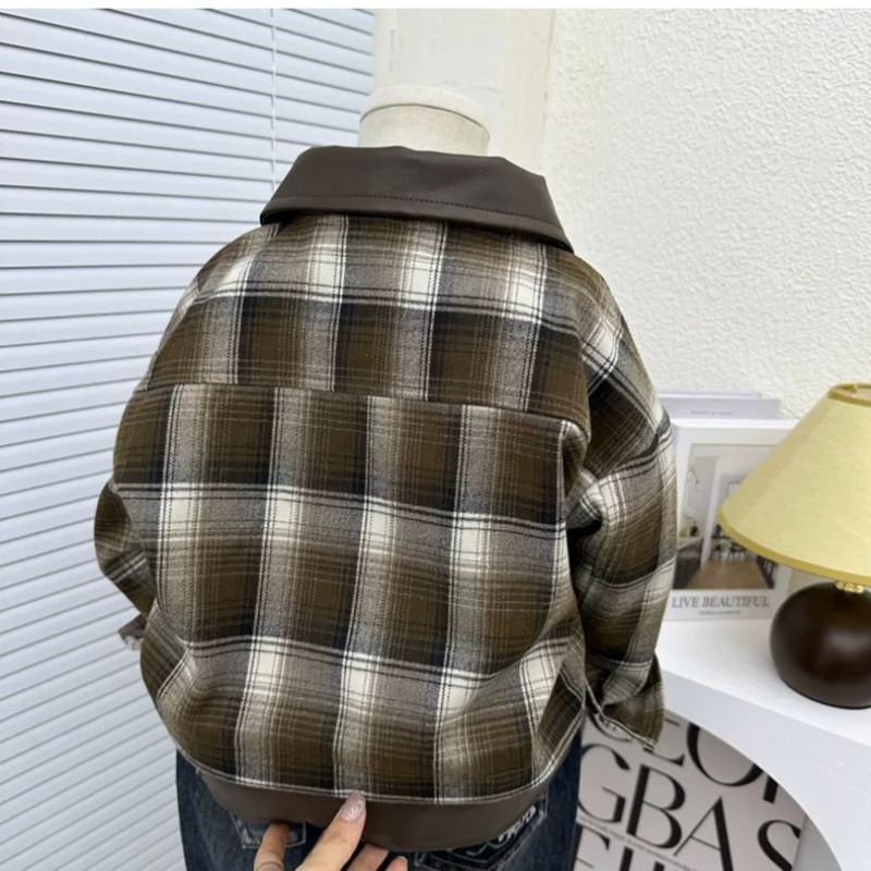 Çocuk Ekose Ceket Erkek bahar  - Kids Outdoor Jacket incelemesi ve fiyatı