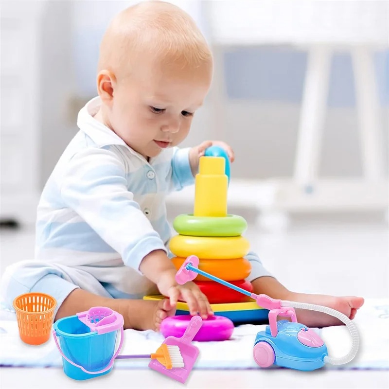 9PCS Mini Temizlik Oyuncak Set - Kids Outdoor Broom incelemesi ve fiyatı