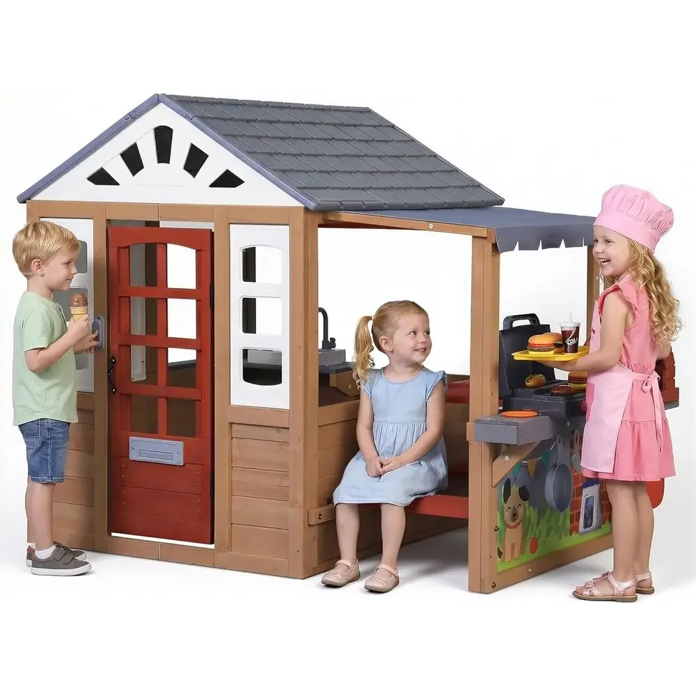 Çocuklar için Açık Hava Ahşap  - Kids Outdoor Play Table incelemesi ve fiyatı