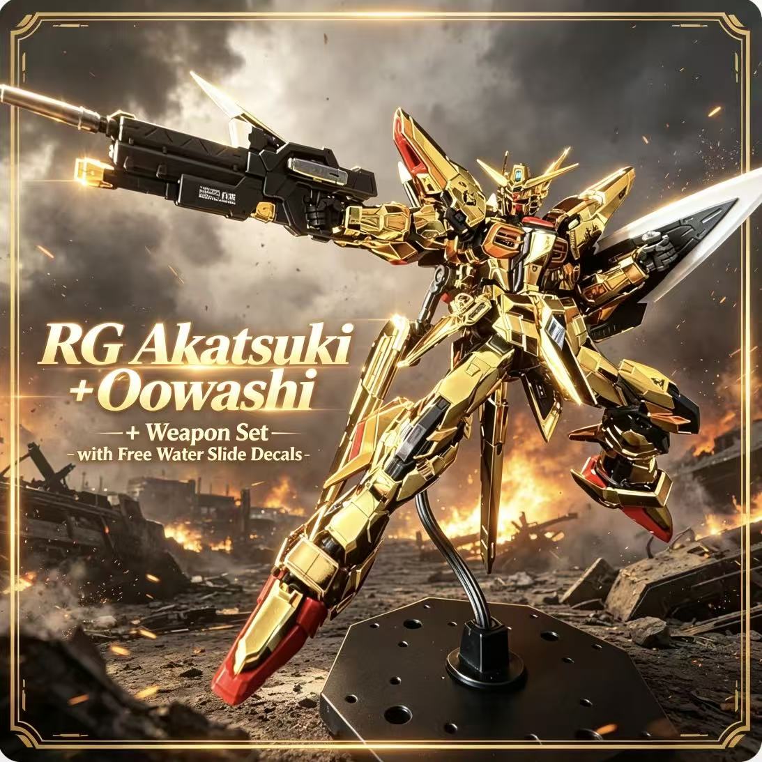 RG41 1/144 ORB-01 Akatsuki Oow - Bandai Model Gundam Rg incelemesi ve fiyatı