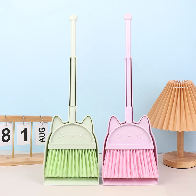 1 Set Karikatür Esnek Kıllı Ço - Kids Outdoor Broom incelemesi ve fiyatı