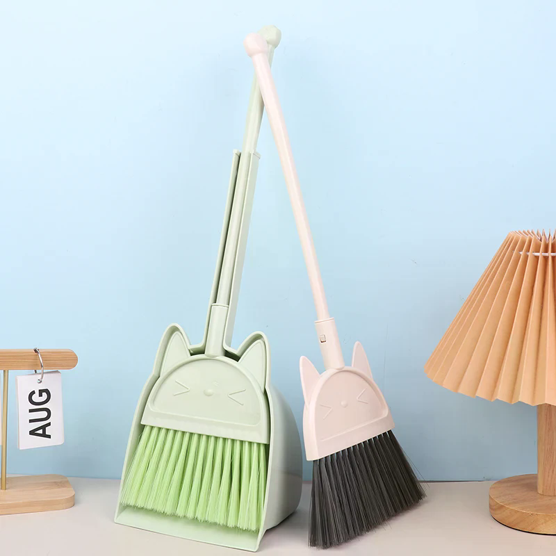 1 Set Karikatür Esnek Kıllı Ço - Kids Outdoor Broom incelemesi ve fiyatı