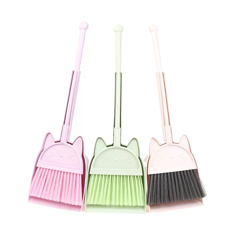 1 Set Karikatür Esnek Kıllı Ço - Kids Outdoor Broom incelemesi ve fiyatı